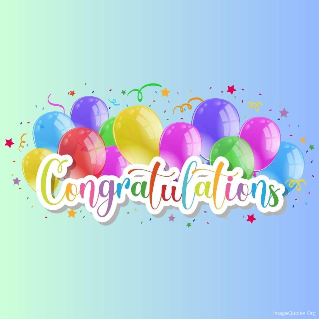 Image of Congratulations on Your Success with Balloons